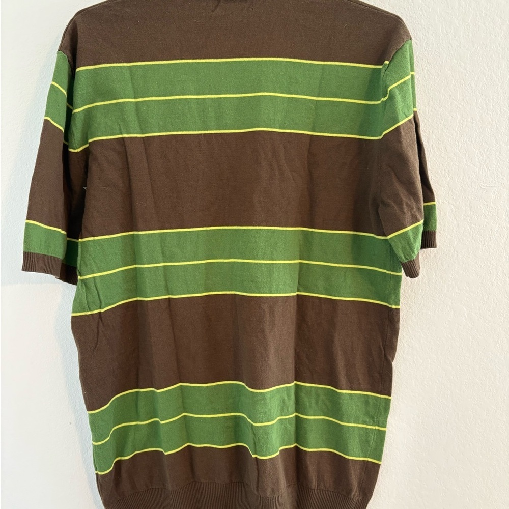 Teen Spirit Kurt Cobain Striped Shortsleeve Sweater - Picture 6 of 7